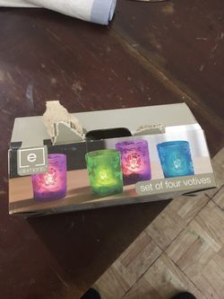 Element colorful candle lights