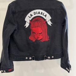 Valfre ‘La Diabla’ Black Denim Jacket- Limited Edition