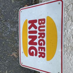 Burger King Sign 