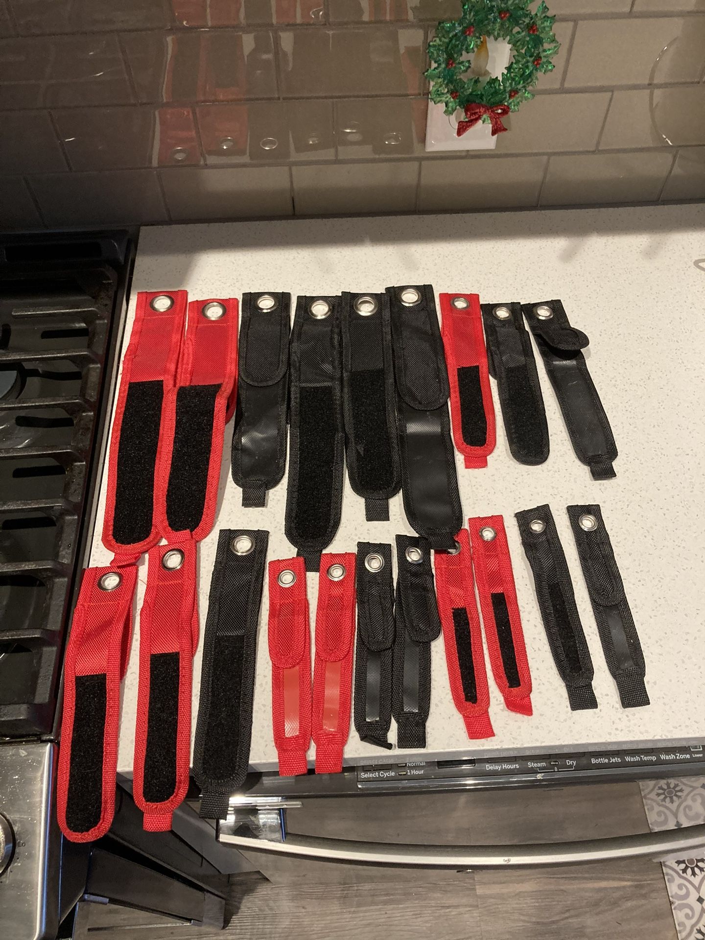 Heavy-Duty Storage Straps (20)- Extension Cord Organizer, Cable Straps for RV Accessories, Workshop