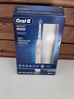 Oral- B Smart Limited Electric Toothbrush for adults. Open Box Never User. Tested The Speed Visually And Its Too Fast For Me. 