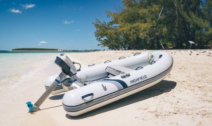 Bris 9.8 Inflatable Dinghy with Spirit 1.0 Plus 3 hp electric outboard