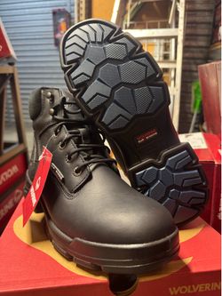 Medida 9 botas de  trabajo negras $85 wolverine