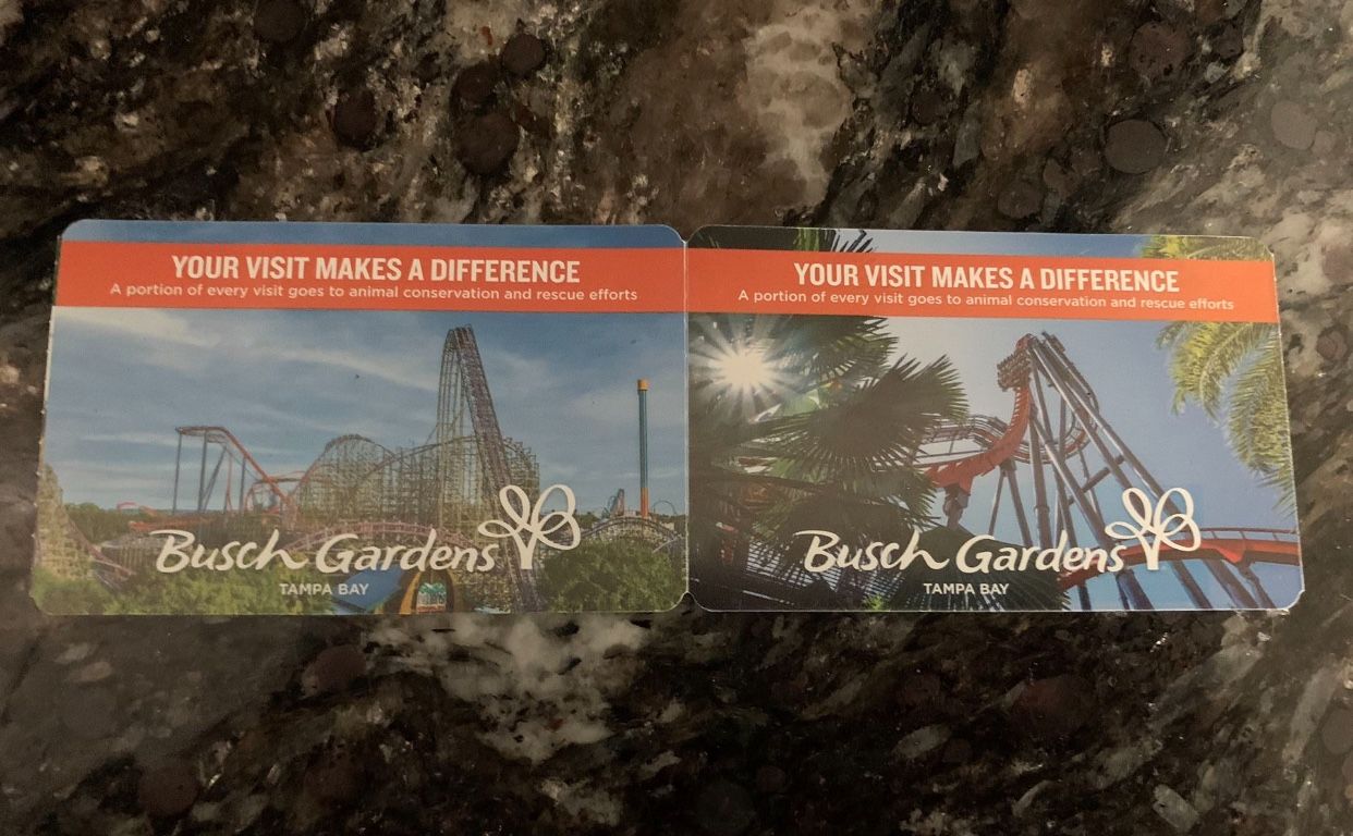 Bush Gardens Tickets 