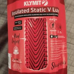 Klymit V-Luxe Extra Wide Insulated Sleeping Pad