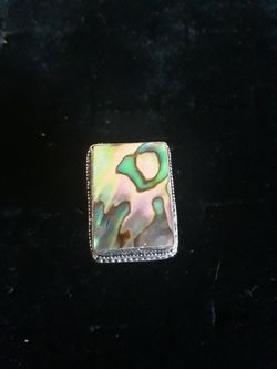 Beautiful X-Large Abalone ring