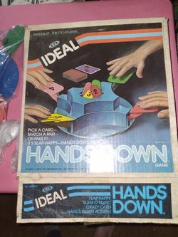 Vtg Hands Down Game 