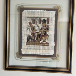 Unique Original Egyptian Linen Art