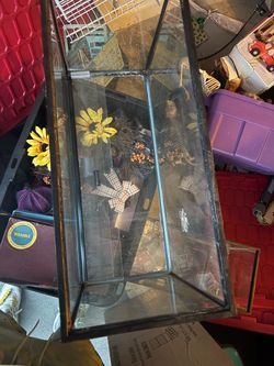 Large Glass and tank used for fish