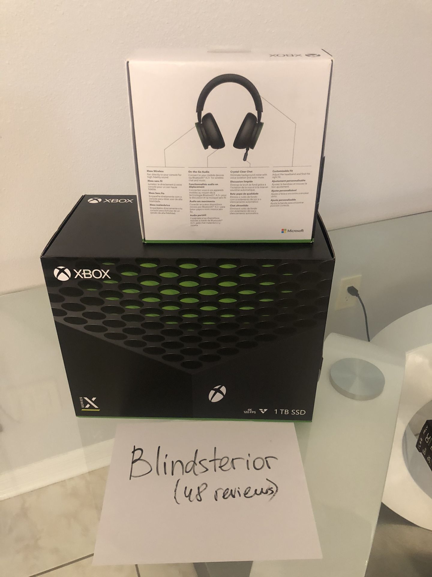 Xbox Series X With Headphones Set 