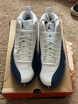 Air Jordan 12 Retro “White/French Blue” – Men’s Size 10.5
