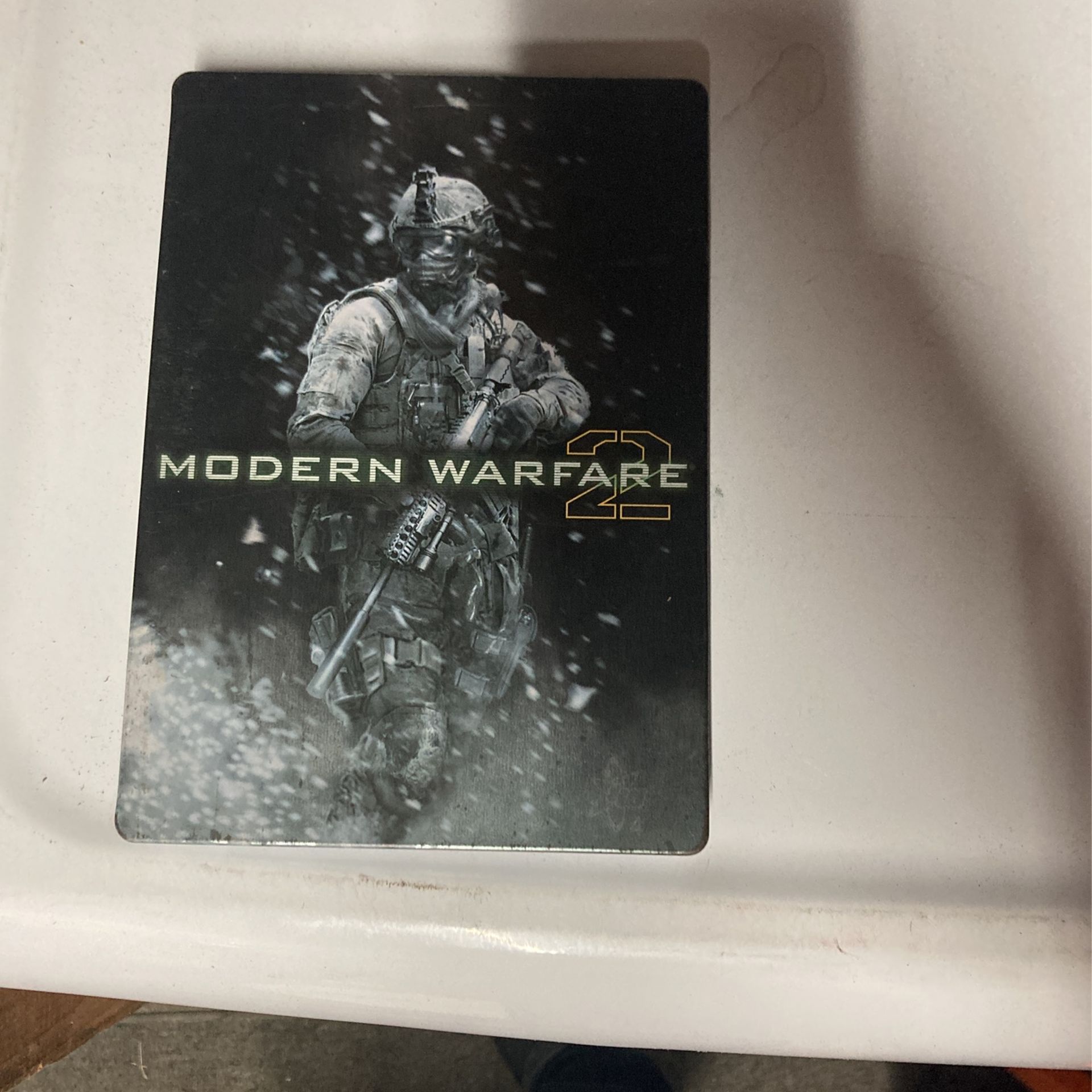 Xbox 360 Modern Warfare 2 Steel Cover