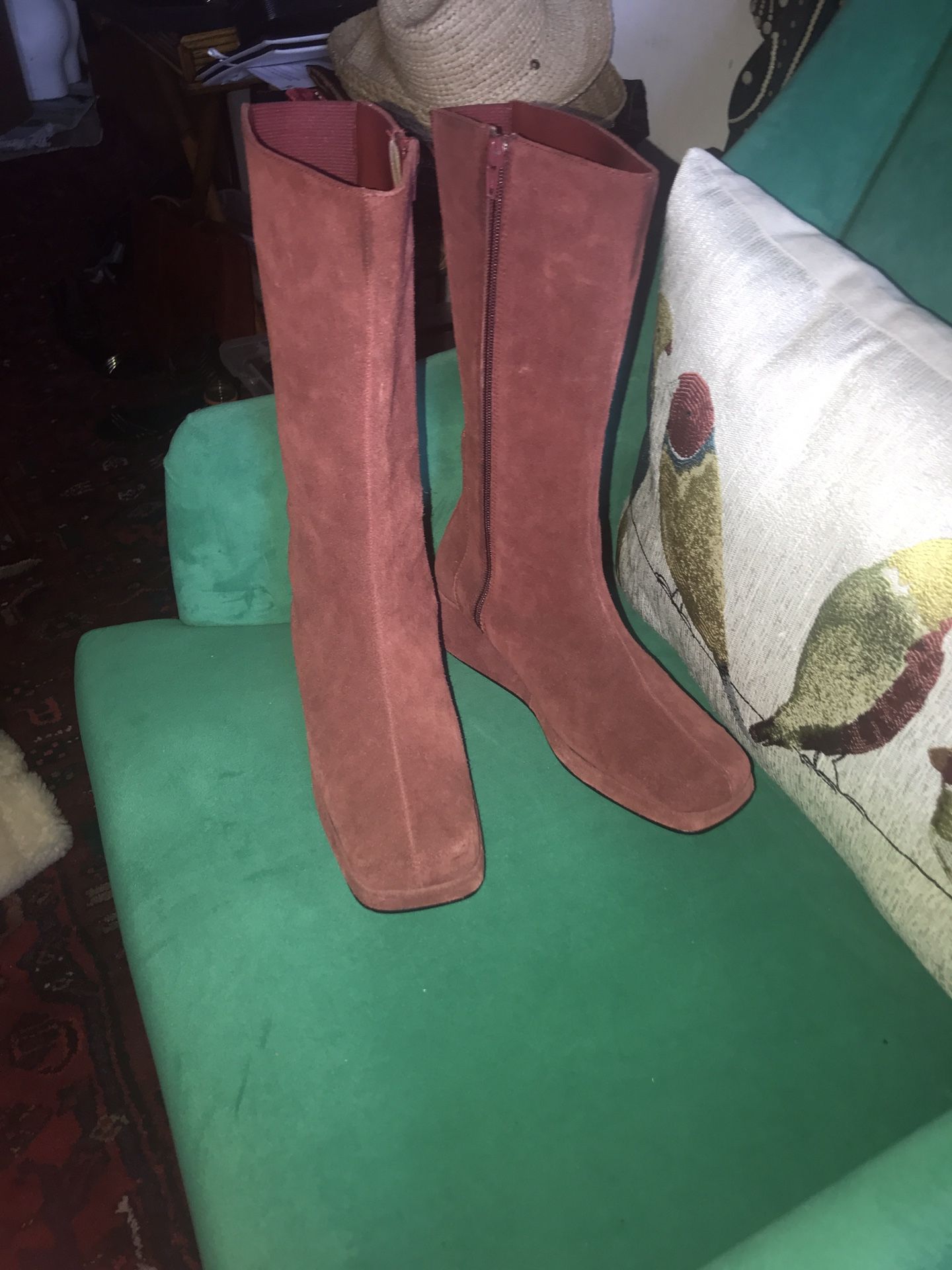 VTG PLATFORM SUEDE BOOTS-7