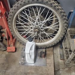 91 Honda Xr 250 Good Wheels And Tires Complete 