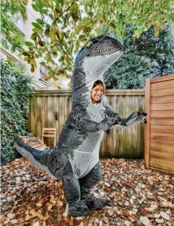 Rubies at Party City Jurassic World: Inflatable Costume for Kids, Unisex