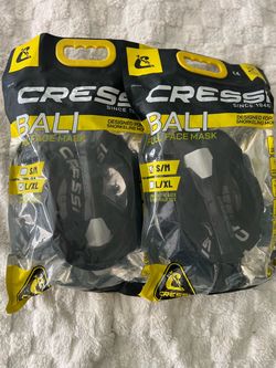 Full face snorkeling masks, sizes S/M & M/L