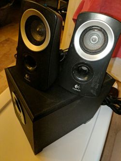 Logitech Z313 Speaker System with subwoofer.