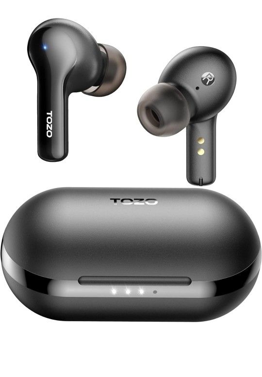 TOZO A2 Mini Wireless Earbuds Bluetooth 5.3 in Ear Light-Weight Headphones Built-in Microphone, IPX5 Waterproof, Immersive Premium Sound Long Distance