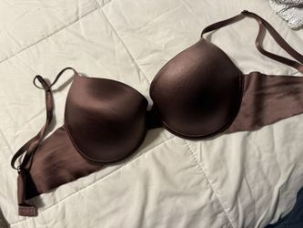 Adrienne Vittadini Studio Lined Underwire Push Up Bra Women’s 38C Burgundy