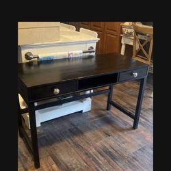 IKEA Wood Black Lanaarp Desk