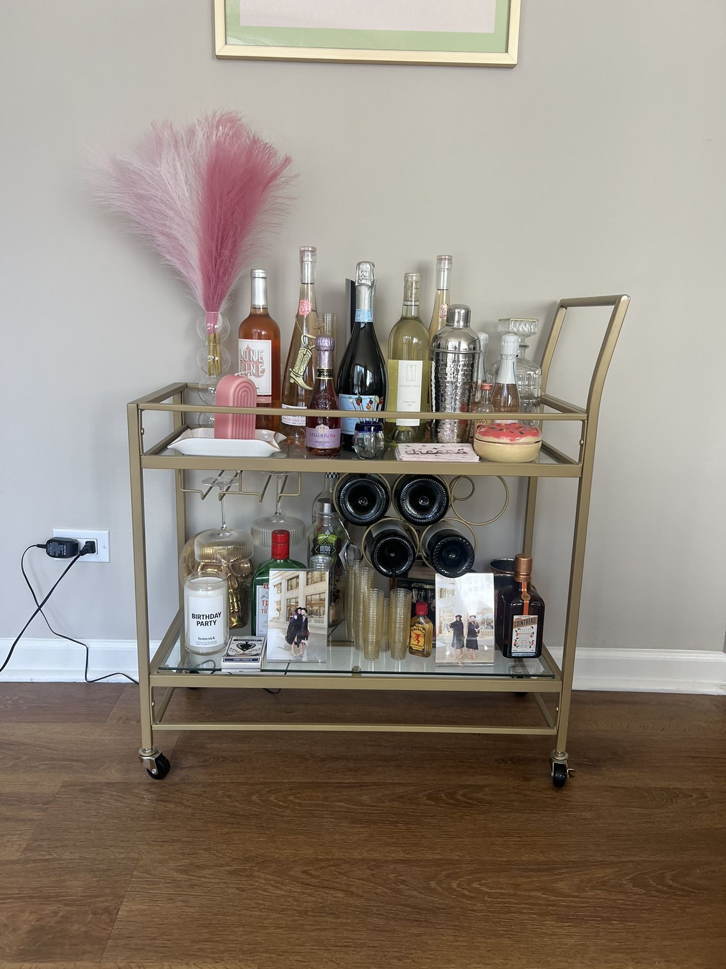 Gold Bar Cart