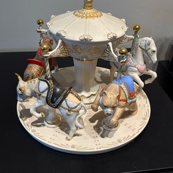 Cybis Porcelain Carousel Animal Figurines