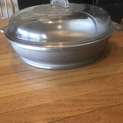 Guardian 12” Chicken Fryer Shallow Pan W/Glass Lid
