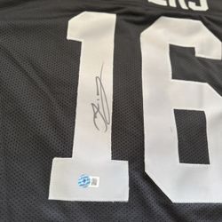 Jakobi Meyers NFL Jersey Signed and Authenticated 