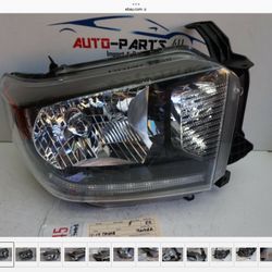 2015 - 2017 TOYOTA TUNDRA RIGHT PASSENGER HALOGEN LED HEADLIGHT OEM 2016 UC46745