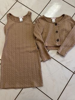 Girls - Size 12 - Dress & Cardigan Set 