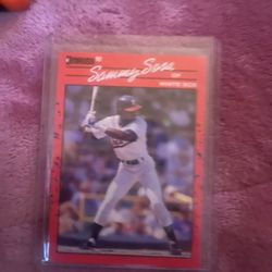 Donruss Sammy Sosa 1990 Baseball Card 