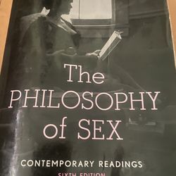 The philosophy of sex contemporary readings six edition
