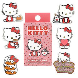 (NEW) Loungefly Sanrio Hello Kitty Pumpkin Spice Blind Box Enamel Pins (2 pins)