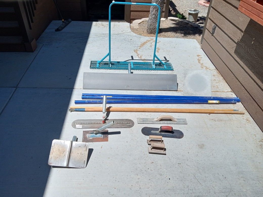 Concrete Finishing Tools