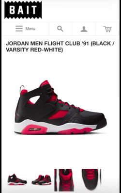 Jordan Men Flight Club '91 (Black/Varsity Red-White)