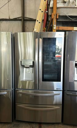 LG 3-Door Refrigerator (French Door Fridge) - Ice Maker, Water Dispenser