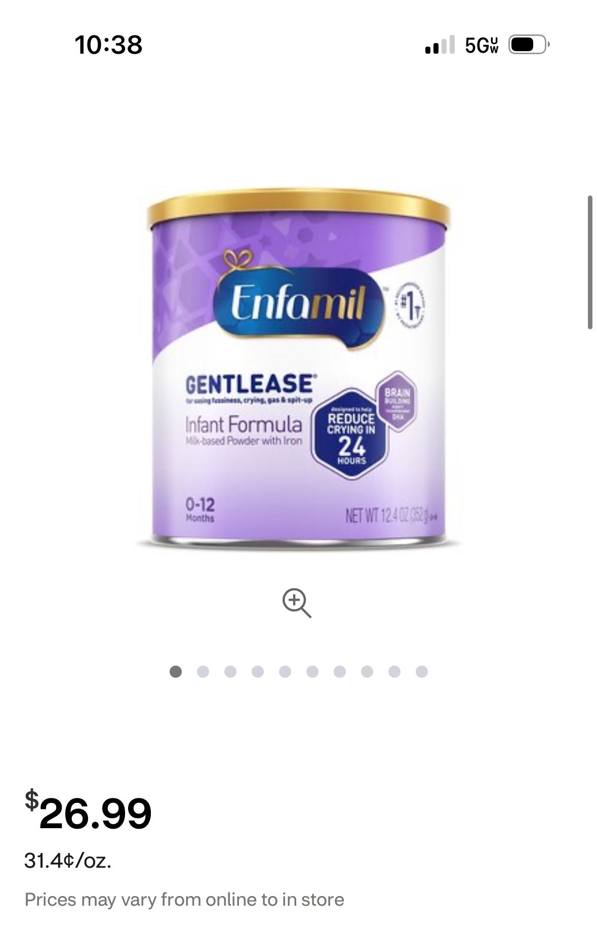 Gentlease Enfamil