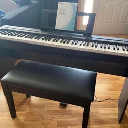 Yamaha-P45-88-weighted key digital piano