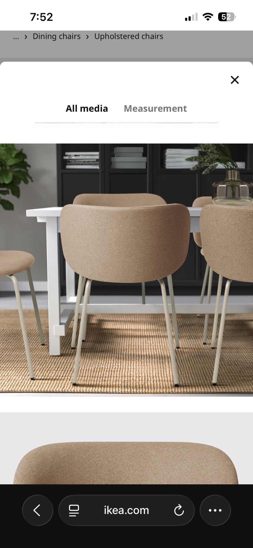 6 IKEA Dining KRYLBO Chairs