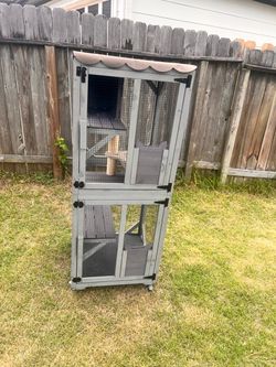 Large Outdoor Cat Enclosure Catio Two-Story