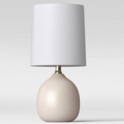  Ceramic Mini Accent Lamp White 