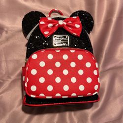Sequin Minnie Mouse Disney Loungefly 