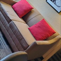 Pull Out Sofa Bed (Full Size Mattress Inside)