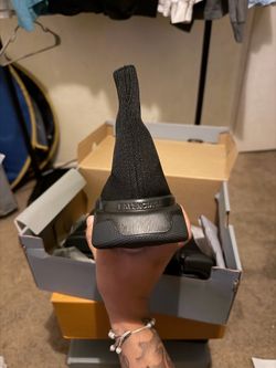 Balenciaga socks triple black shoes