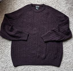 100% Wool Cable Knit Sweater