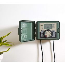 Orbit 57900 Easy-to-Set Logic Sprinkler Timer for Indoor and Outdoor Use, Green, 12 Stations