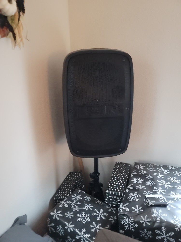 Amplified  15 In Ion PA Speaker With Bluetooth 