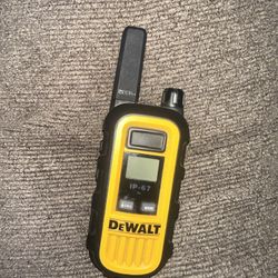 dewalt walkie talkie