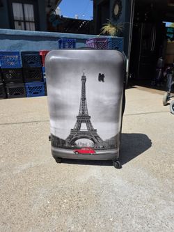 Paris Motif 28 in. Suitcase