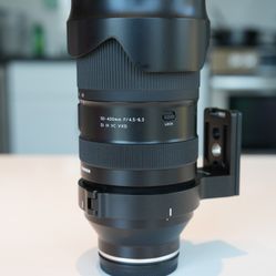 Tamron 50-400mm f/4.5-6.3 Di III VC VXD Lens for Sony E with tri pod mount and uv filter